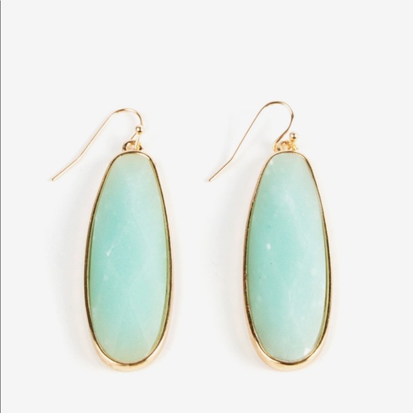Jewelry - Octavia and Eight lovely gold and teal earrings